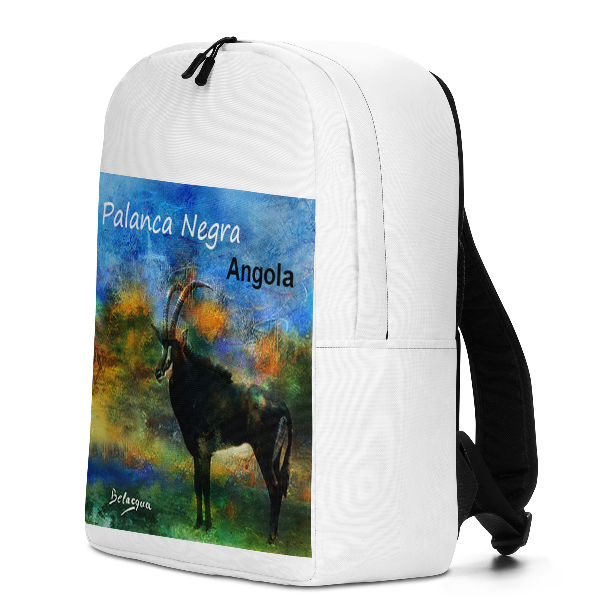 Palanca Negra Angola Minimalist Backpack — Belaqua Collection - Image 4