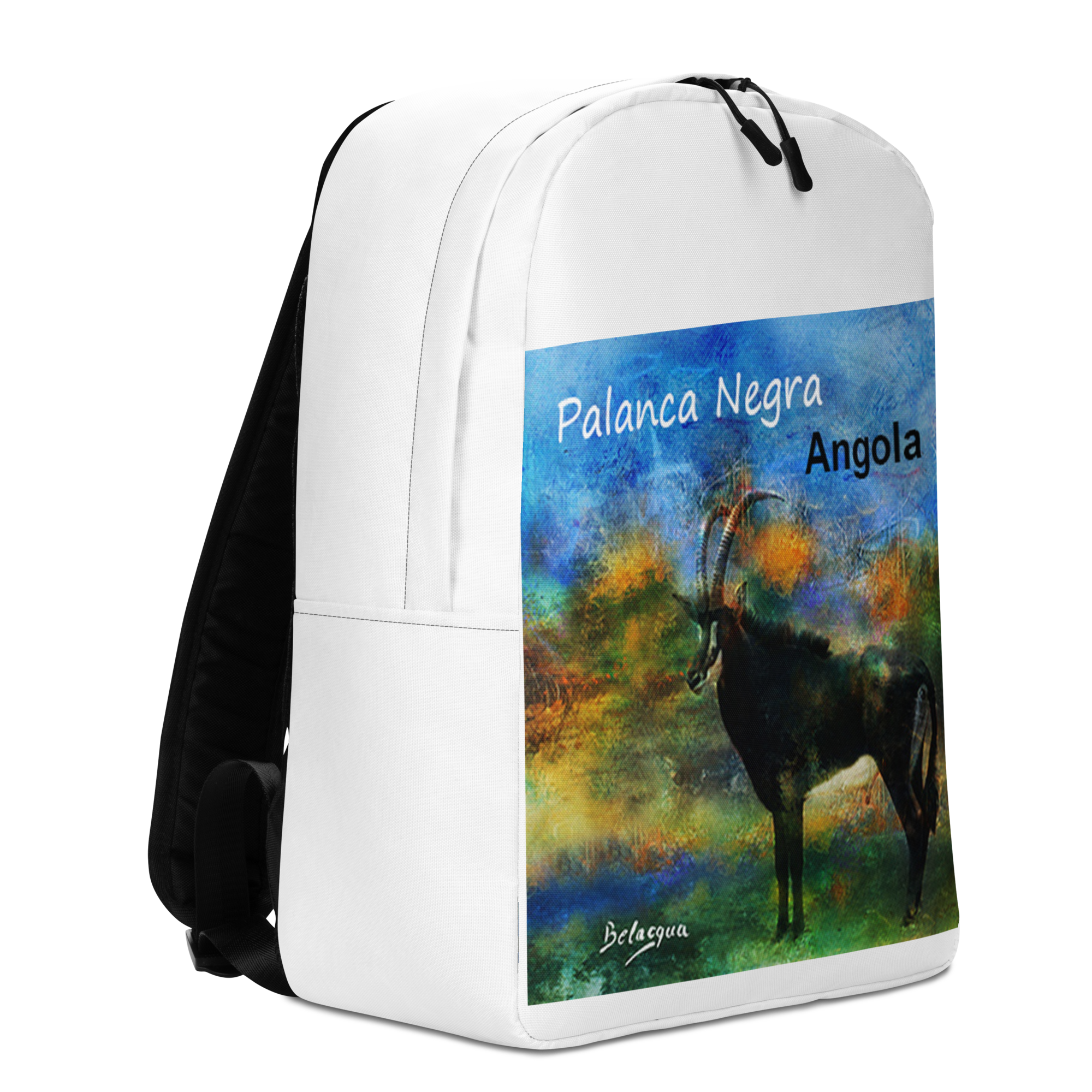 Palanca Negra Angola Minimalist Backpack — Belaqua Collection - Image 5