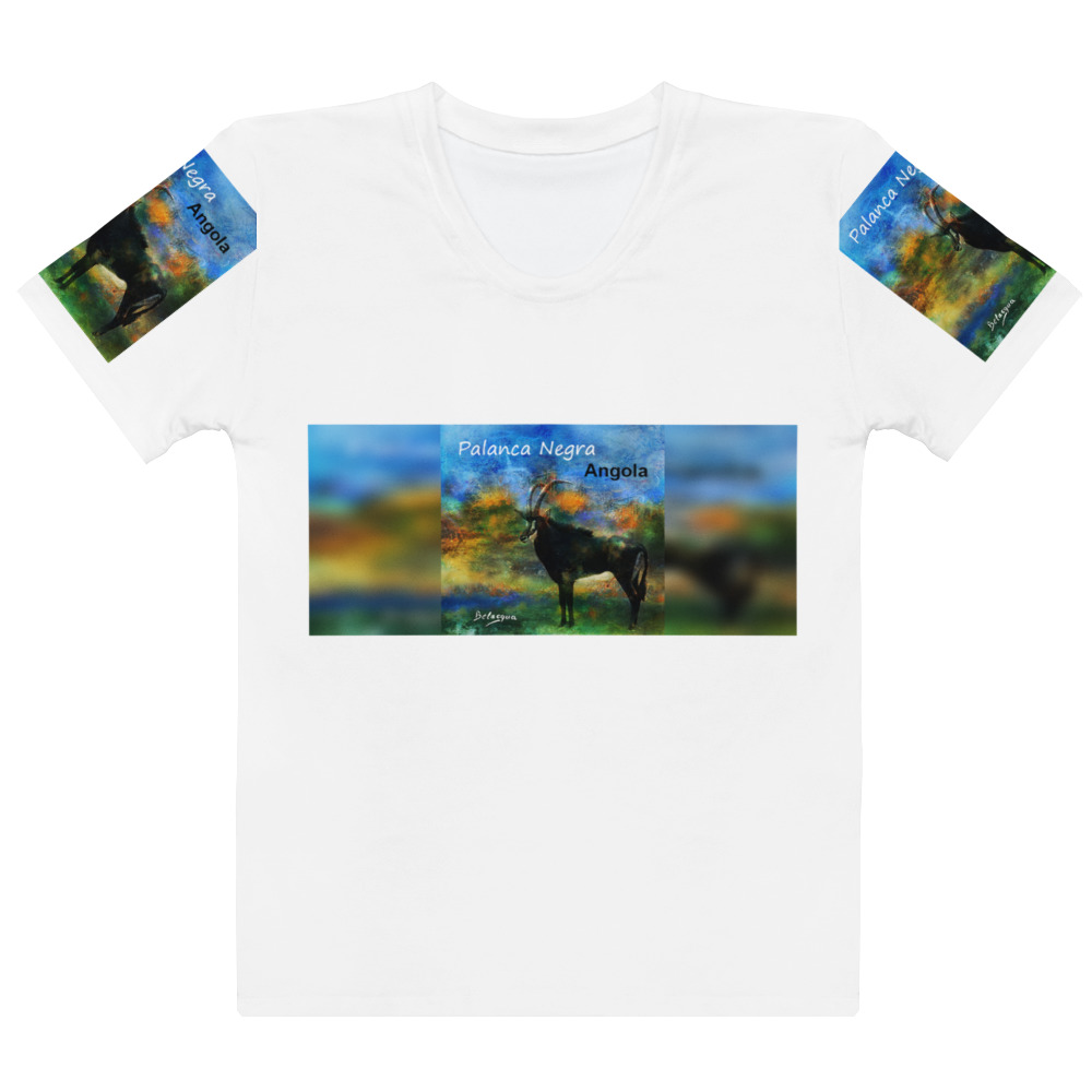 Women's T-shirt Palanca Negra Angola — Coleção Belaqua