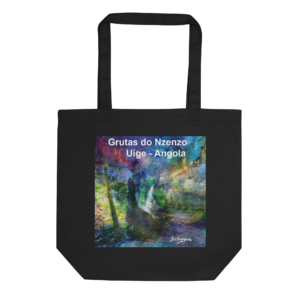 Sacola Orgânica Grutas do Nzenzo Angola — Coleção Belaqua