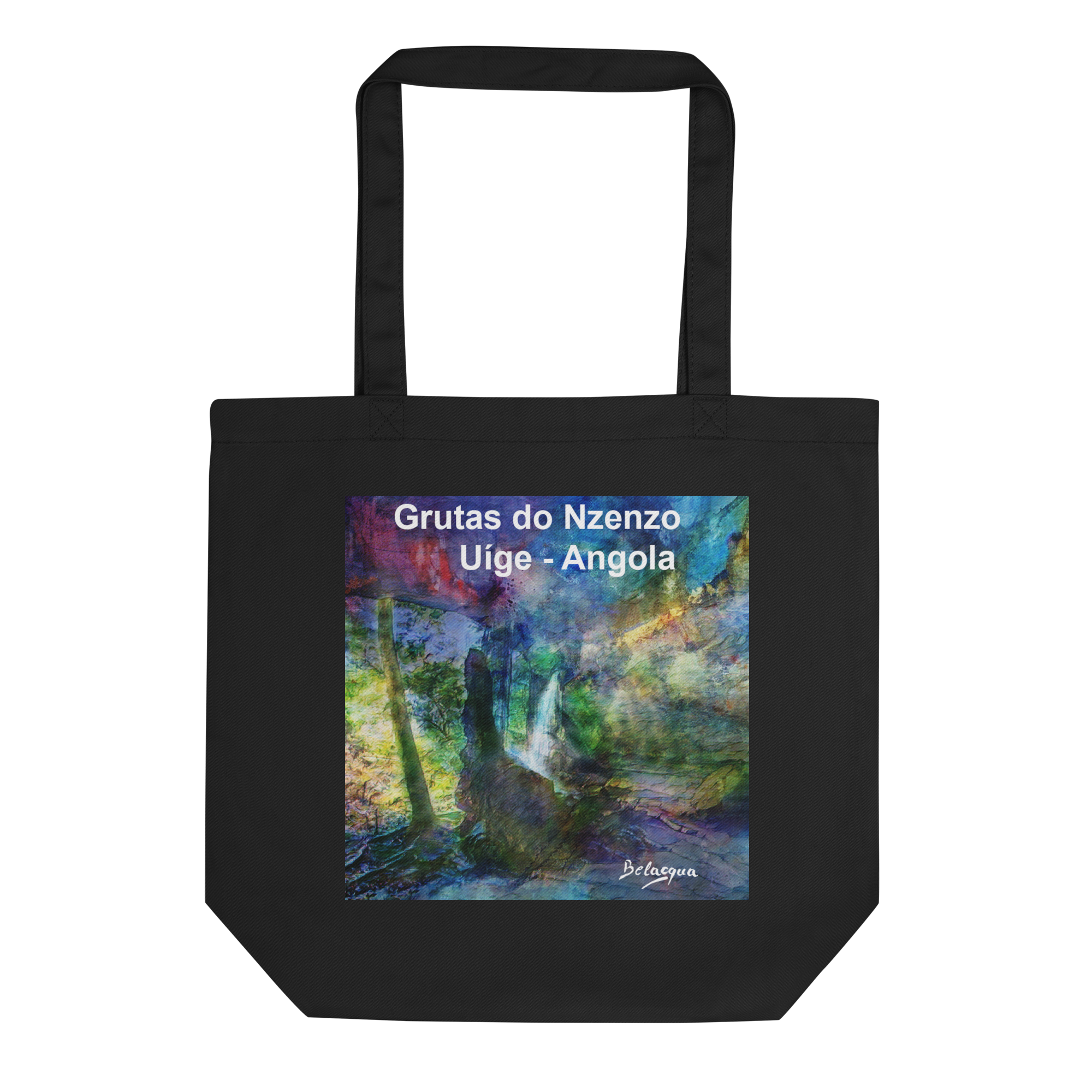 Sacola Orgânica Grutas do Nzenzo Angola — Coleção Belaqua