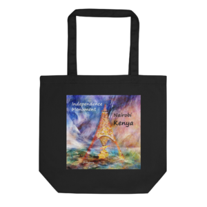 Sacola Orgânica Independence Monument Nairobi Kenya — Coleção Belaqua