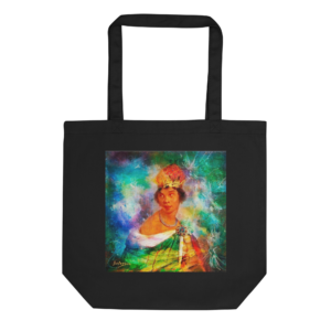 Sacola Orgânica Rainha Nzinga Mbandi Angola — Coleção Belaqua