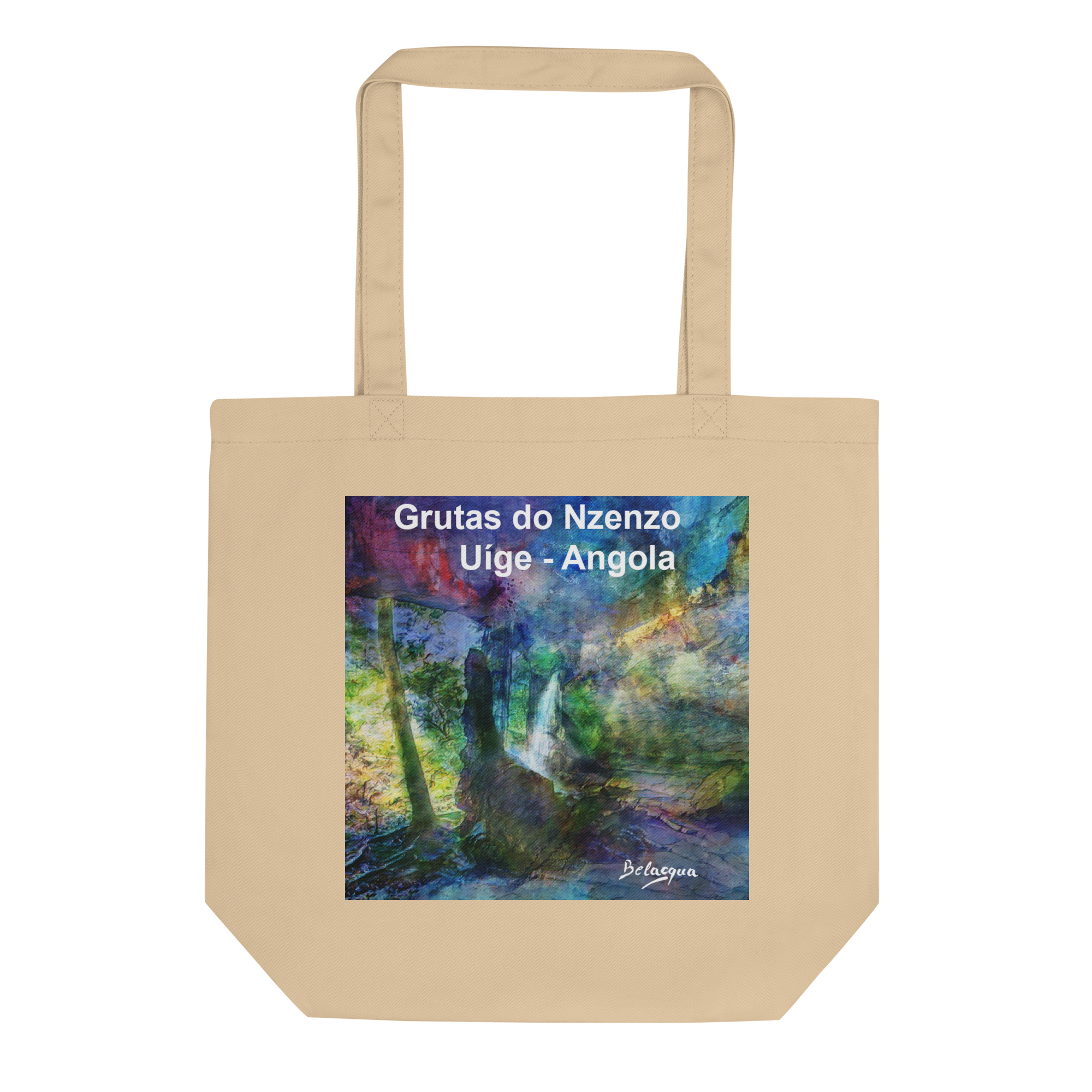 Sacola Orgânica Grutas do Nzenzo Angola — Coleção Belaqua - Image 2