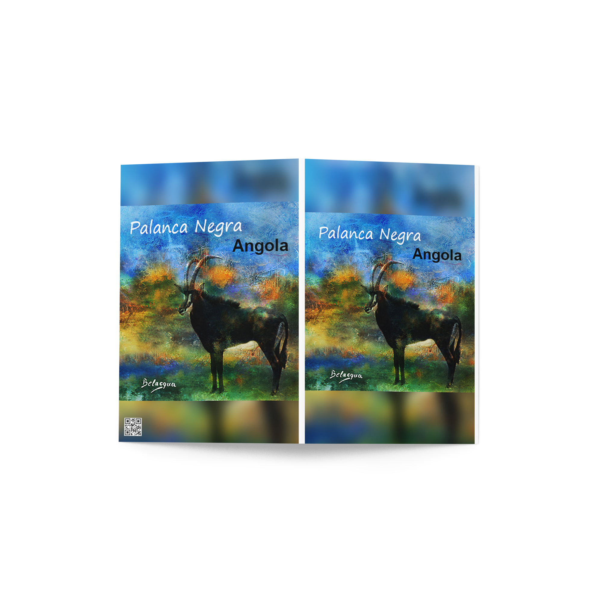 Palanca Negra Angola Greeting Card — Belaqua Collection - Image 2