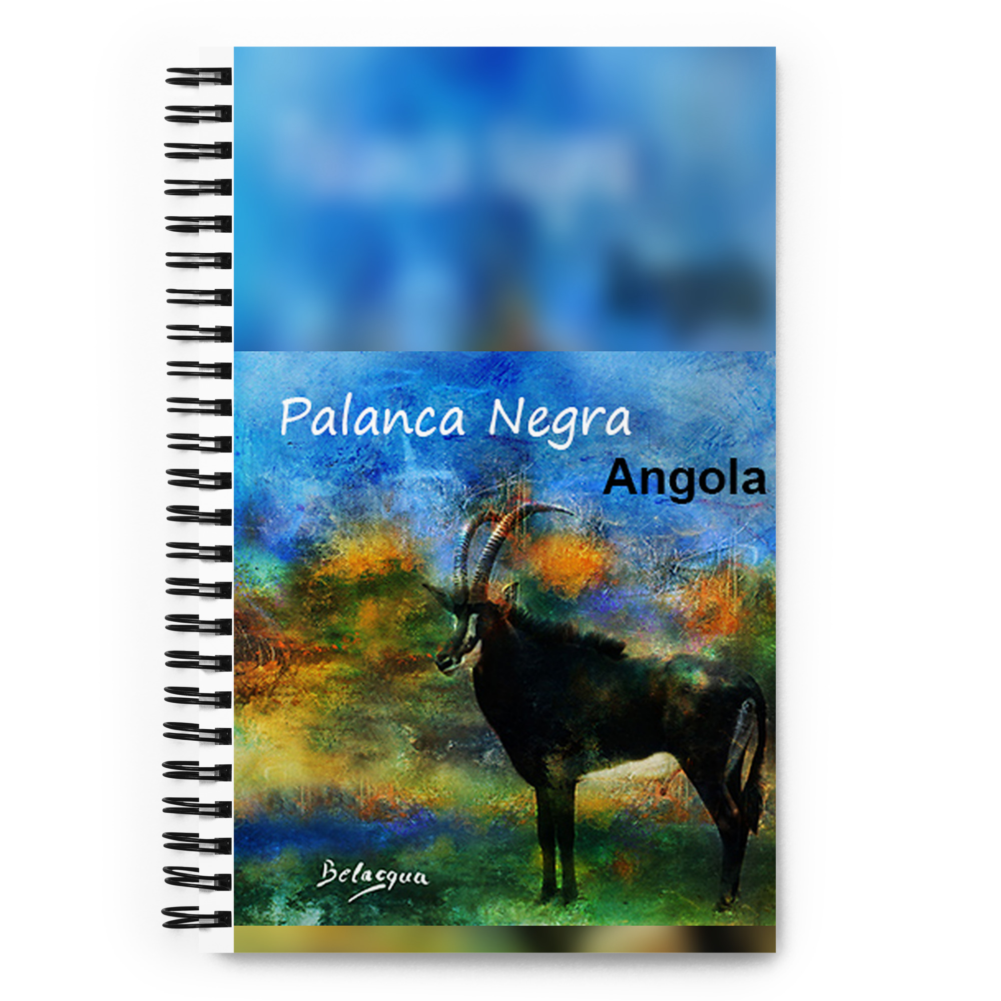 Palanca Negra Angola Spiral Notebook — Belaqua Collection