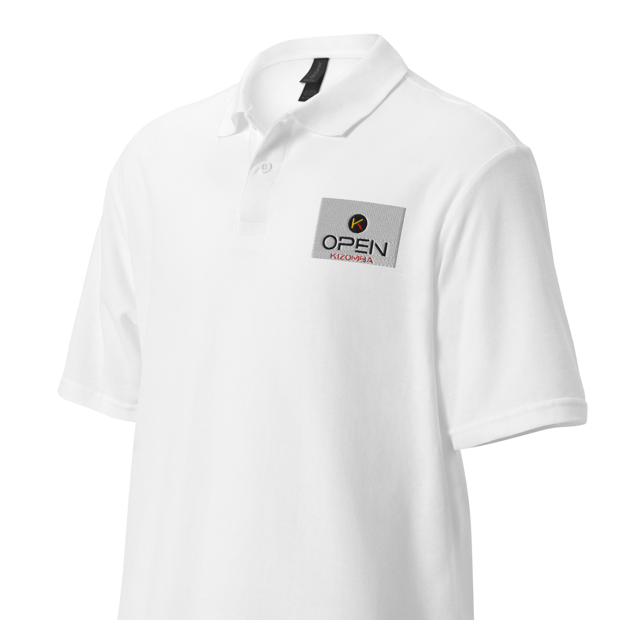 Unisex pique polo shirt - Image 3