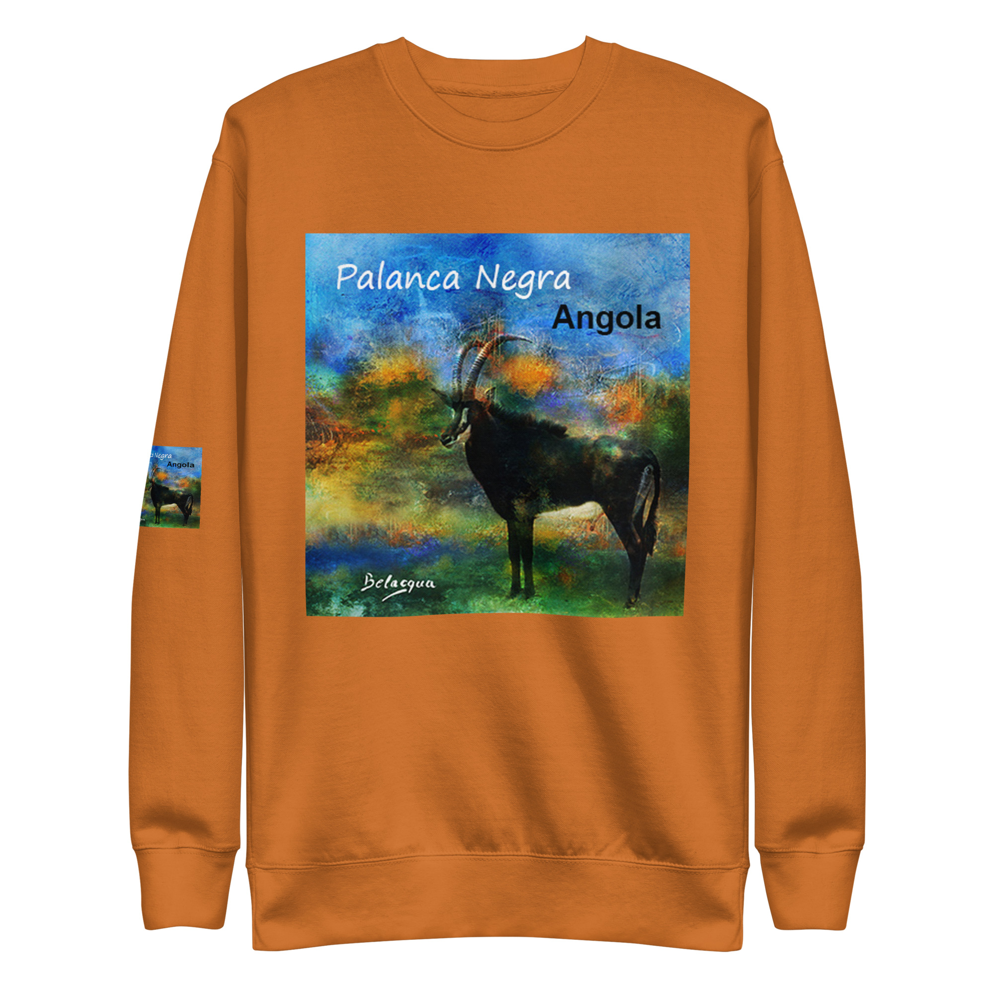 Palanca Negra Angola Premium Sweatshirt — Belaqua Collection - Image 15