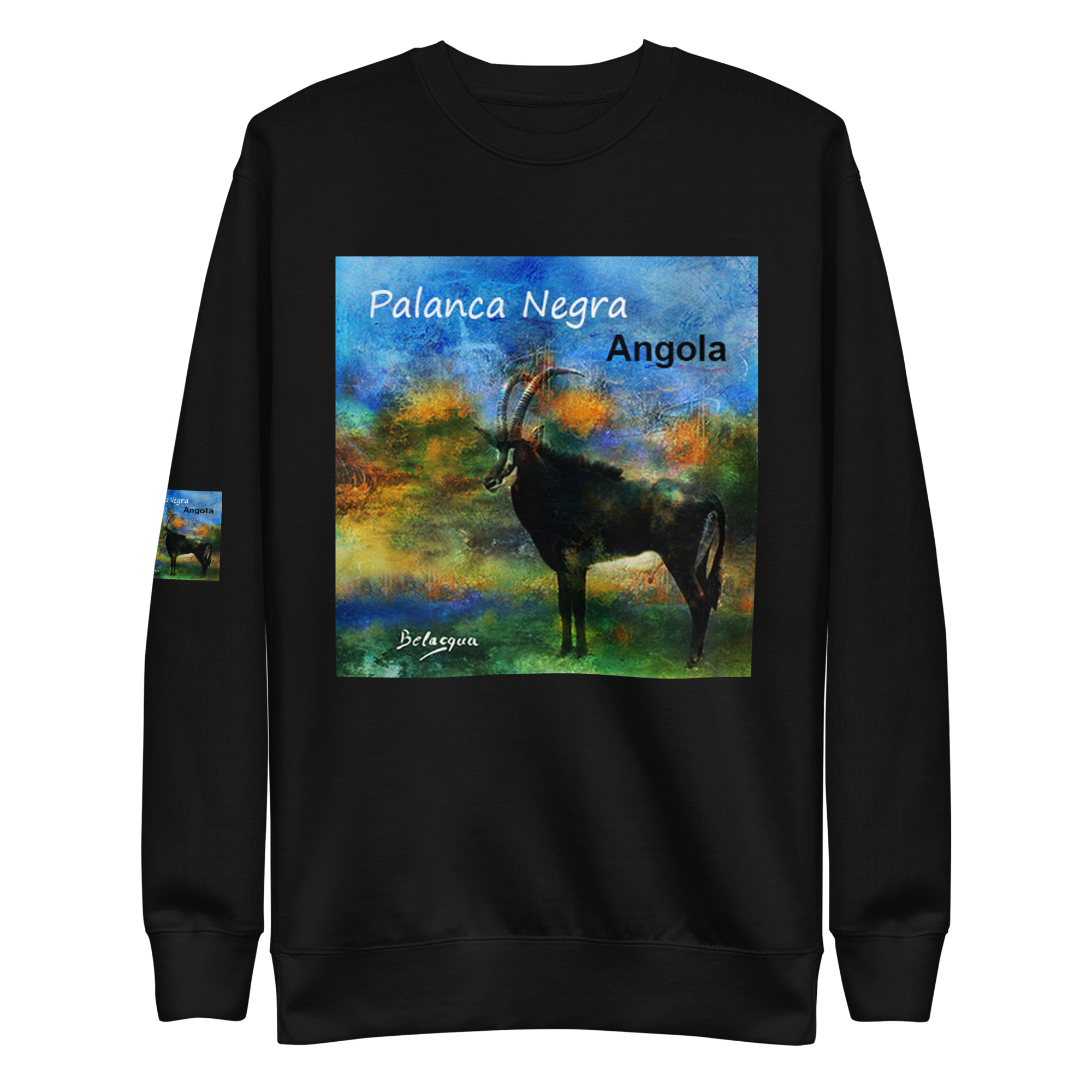 Palanca Negra Angola Premium Sweatshirt — Belaqua Collection - Image 2