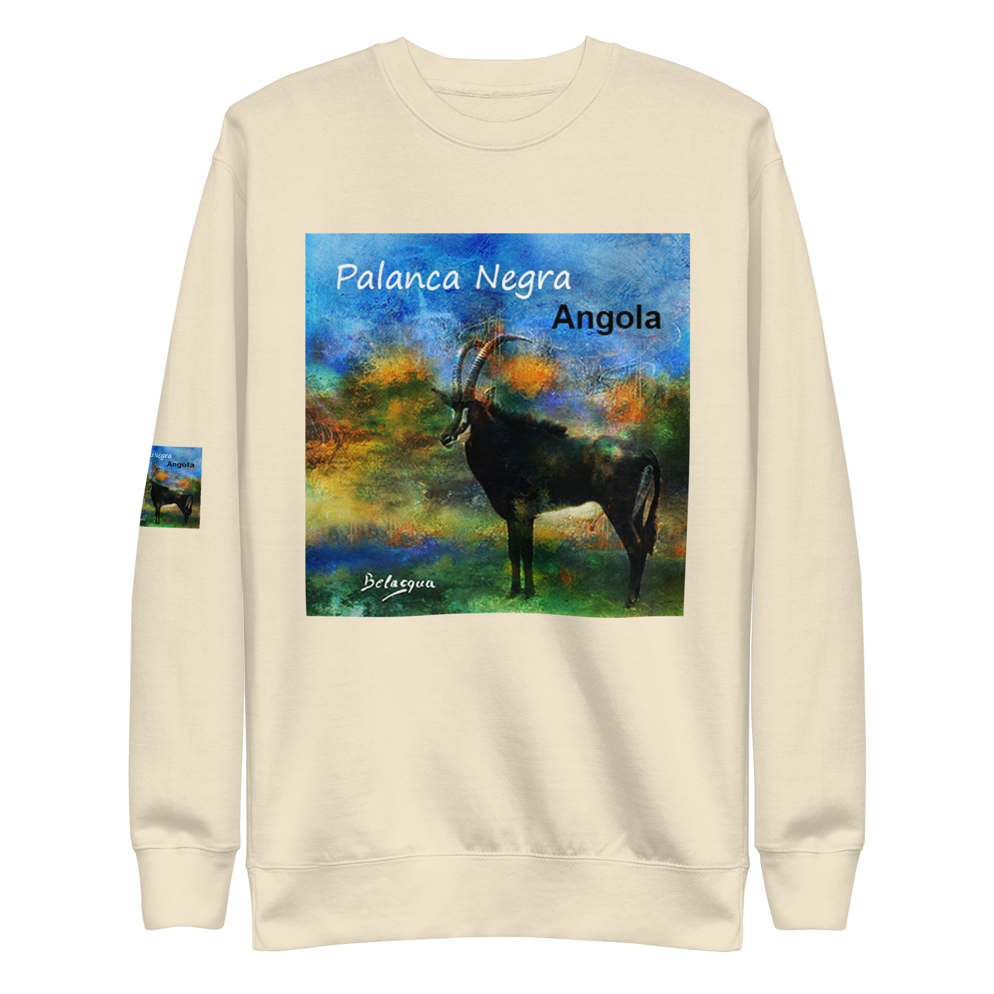 Palanca Negra Angola Premium Sweatshirt — Belaqua Collection - Image 11