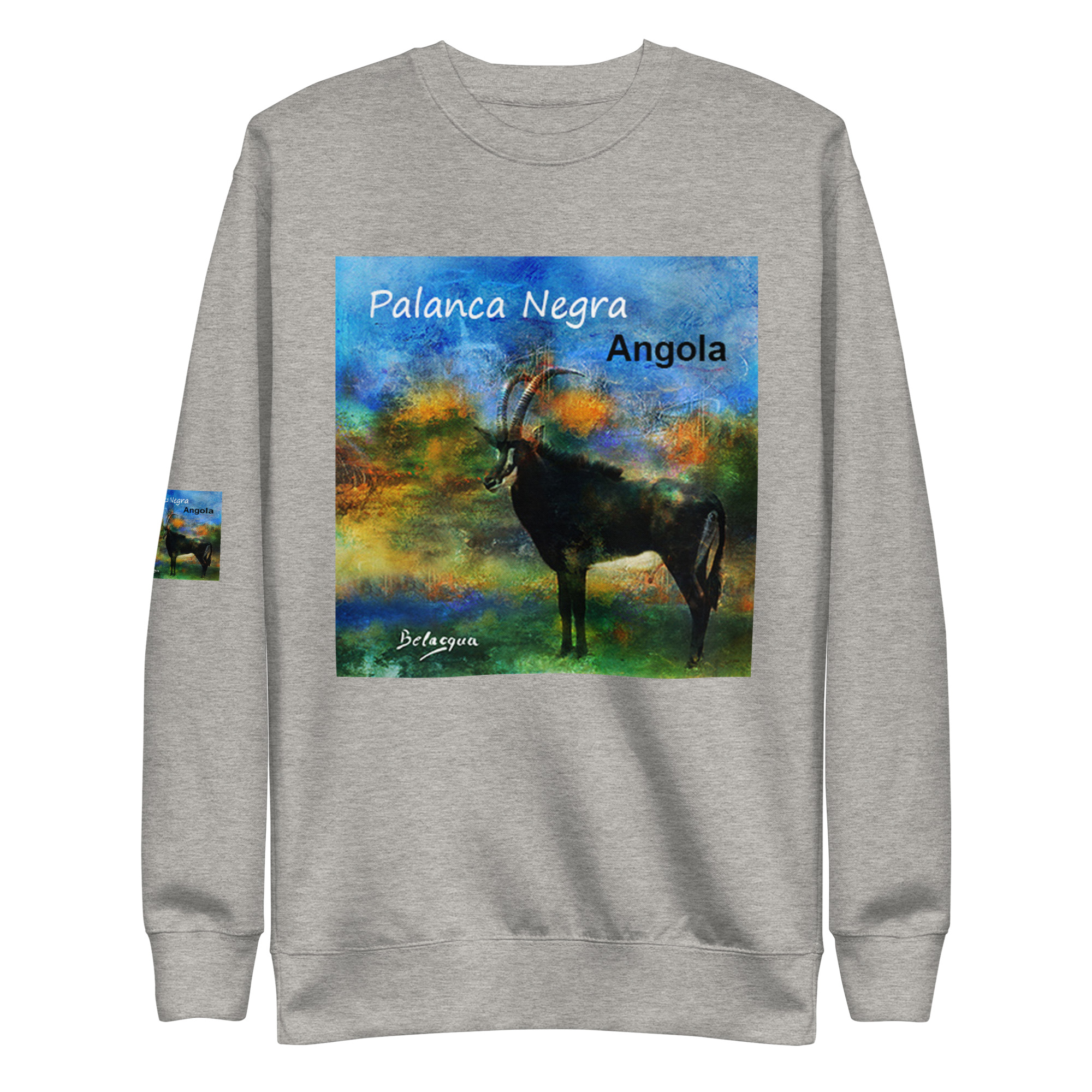 Palanca Negra Angola Premium Sweatshirt — Belaqua Collection - Image 3