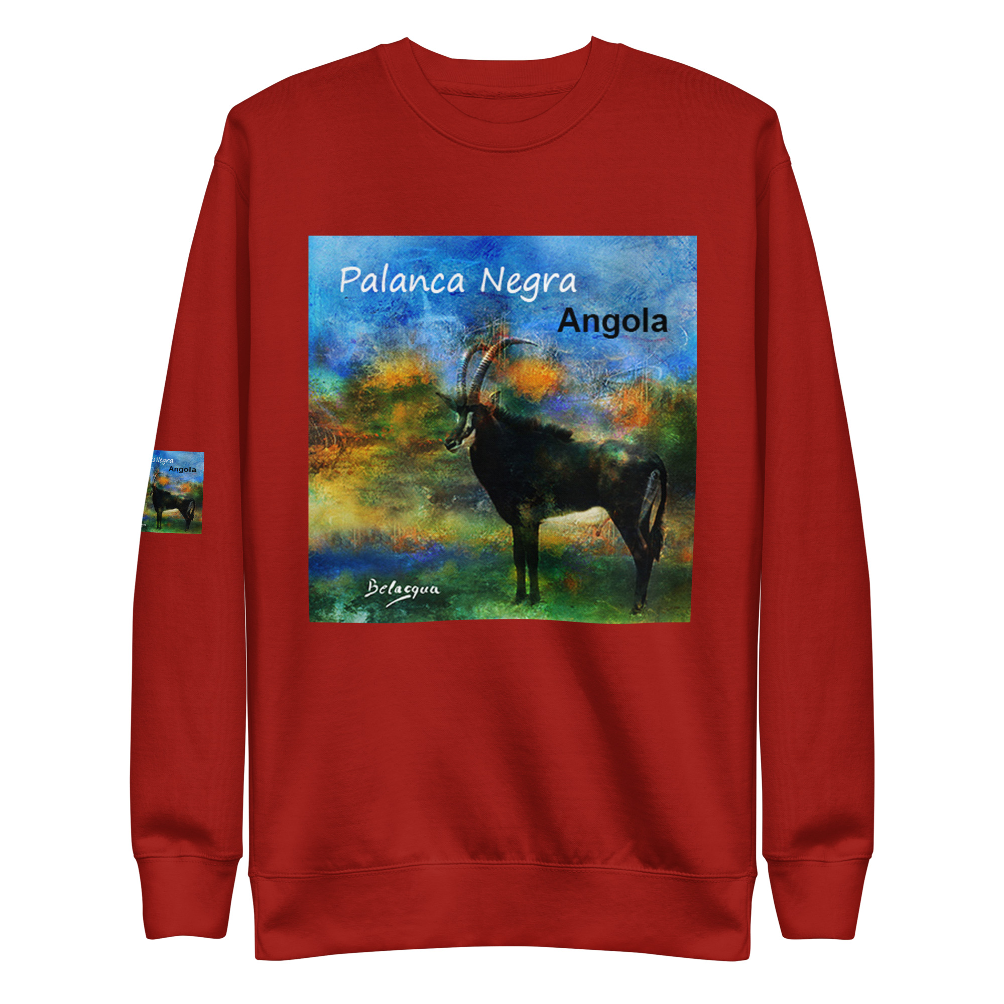 Palanca Negra Angola Premium Sweatshirt — Belaqua Collection - Image 4