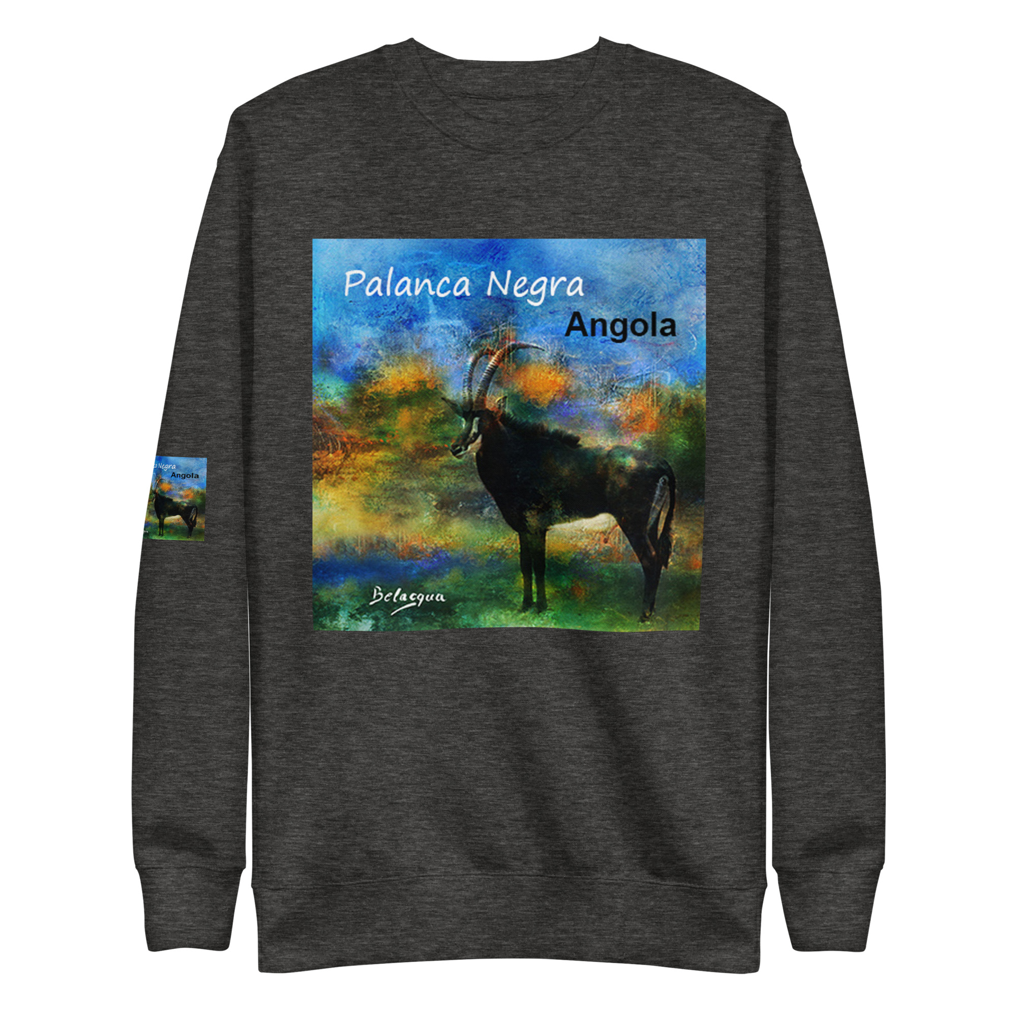 Palanca Negra Angola Premium Sweatshirt — Belaqua Collection - Image 5