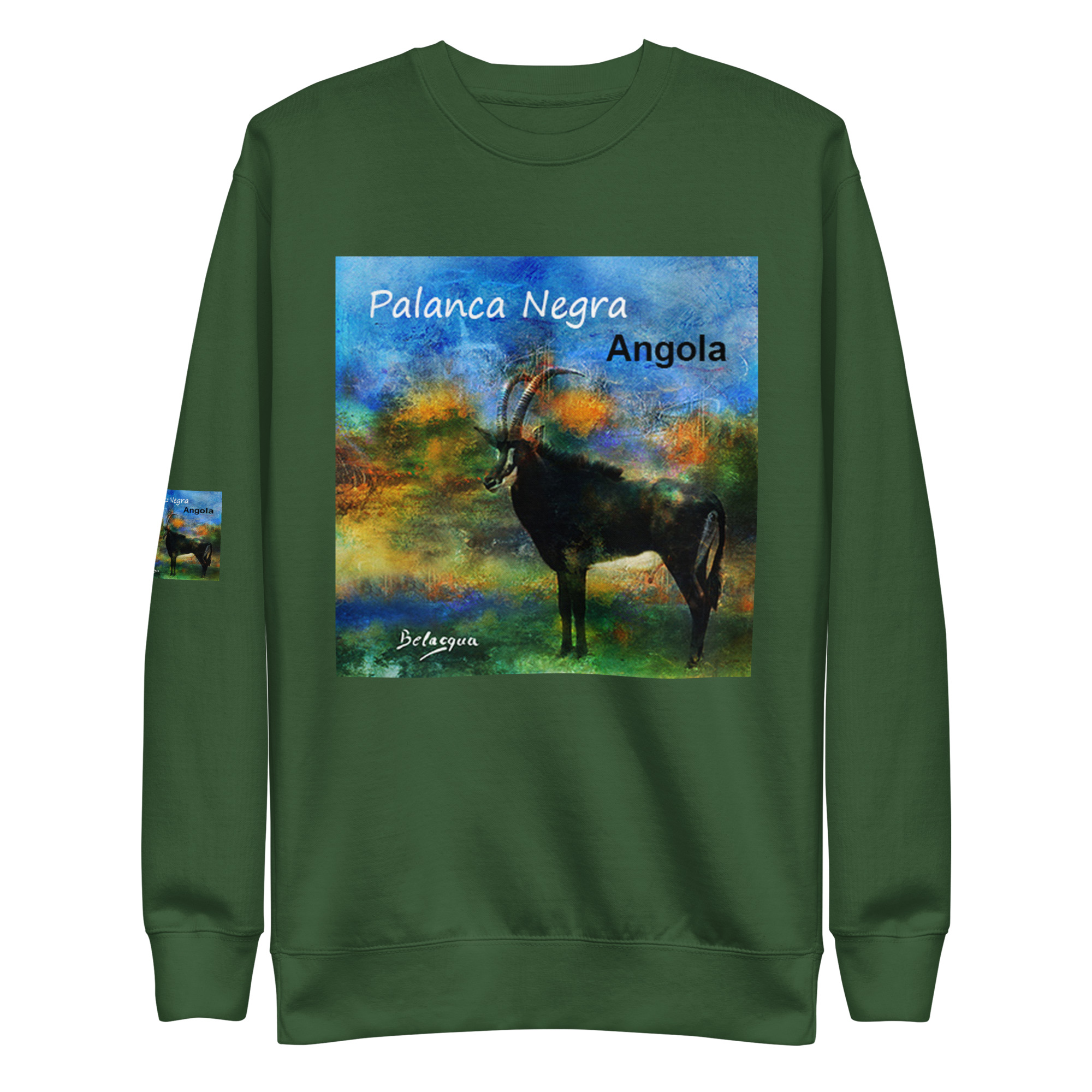 Palanca Negra Angola Premium Sweatshirt — Belaqua Collection - Image 7