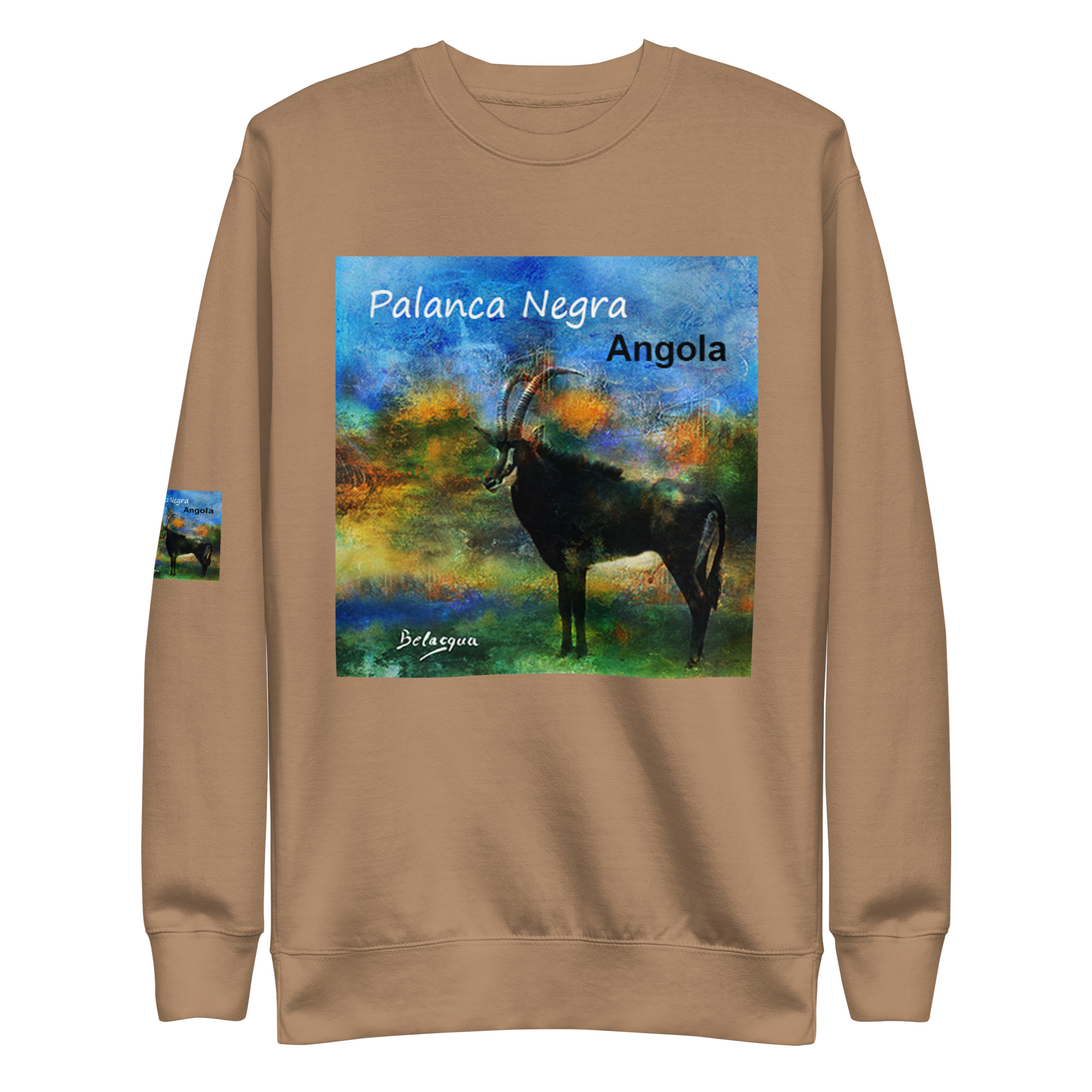 Palanca Negra Angola Premium Sweatshirt — Belaqua Collection - Image 14