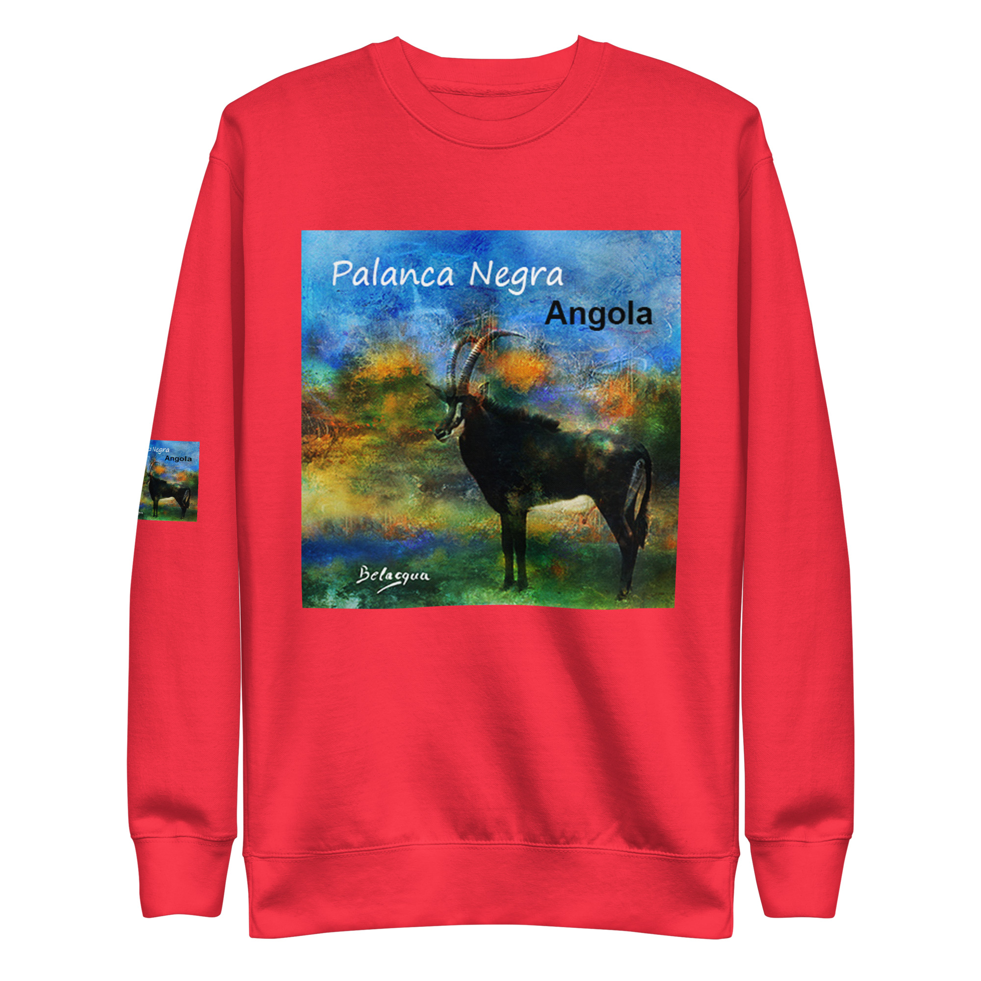 Palanca Negra Angola Premium Sweatshirt — Belaqua Collection - Image 13