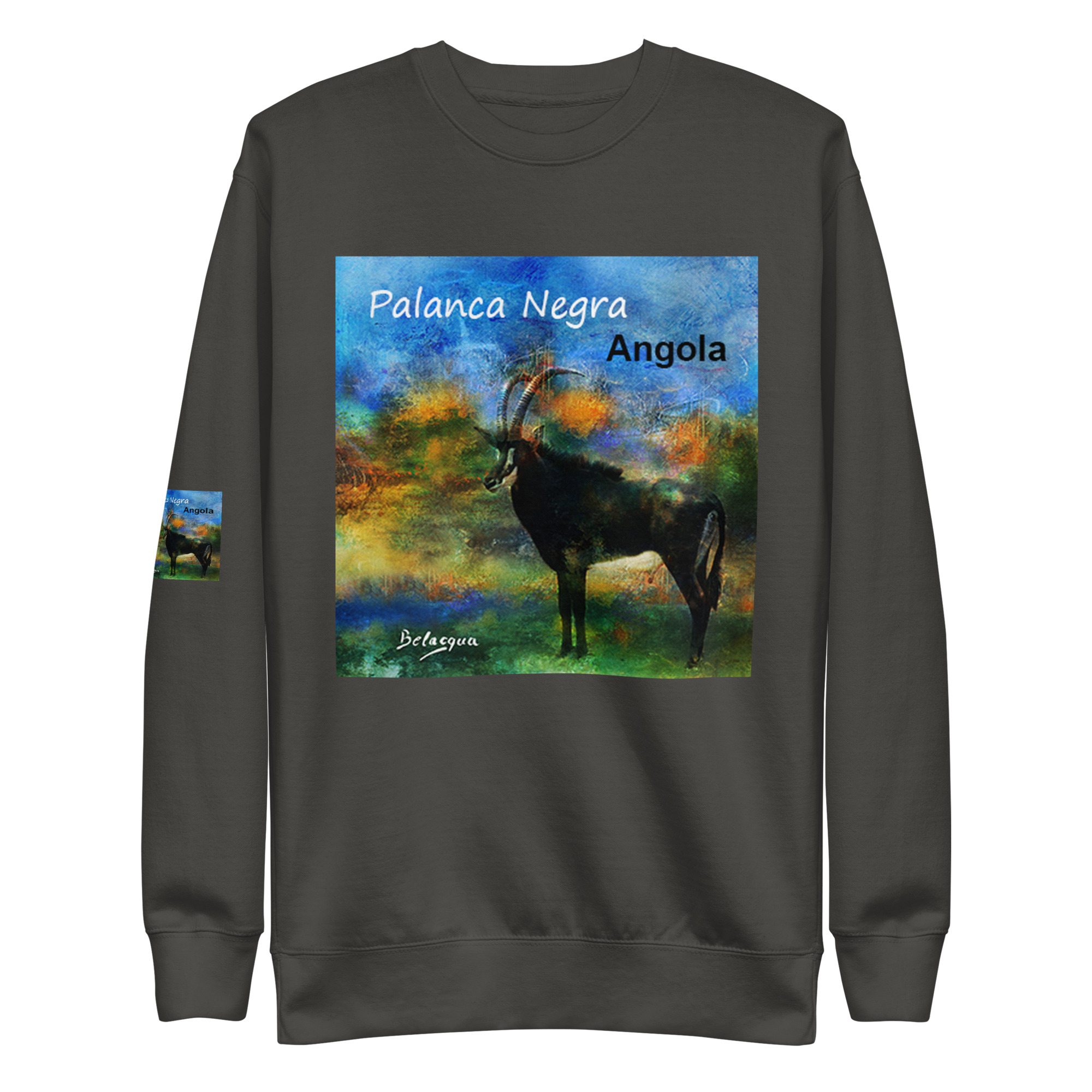 Palanca Negra Angola Premium Sweatshirt — Belaqua Collection - Image 12