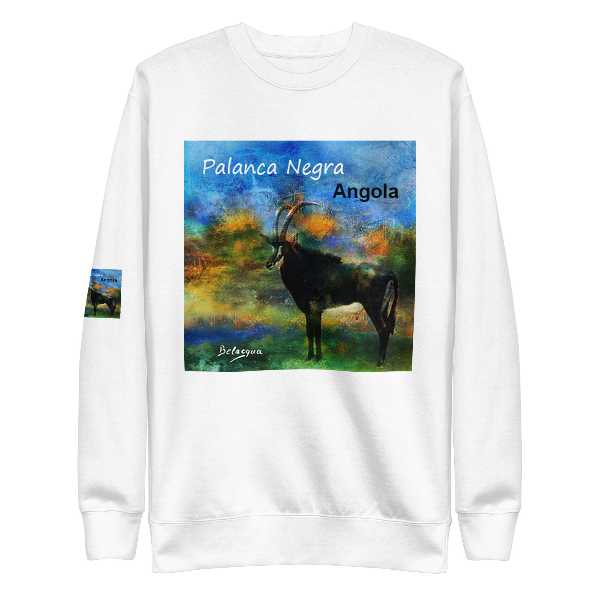 Palanca Negra Angola Premium Sweatshirt — Belaqua Collection - Image 10